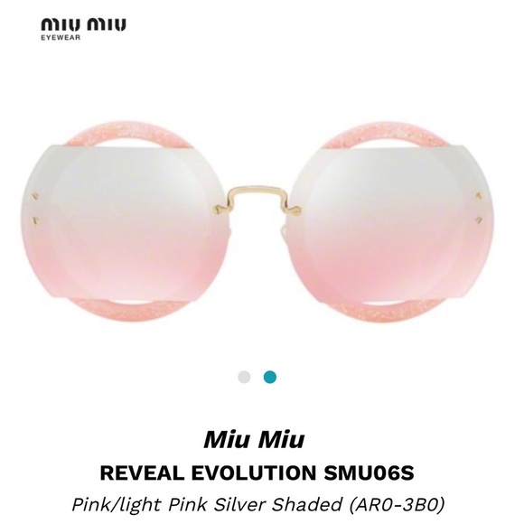 Miu Miu Reveal Evolution Pink Sunglasses main image 5